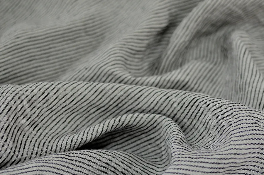 Tiny Gray Black Stripes