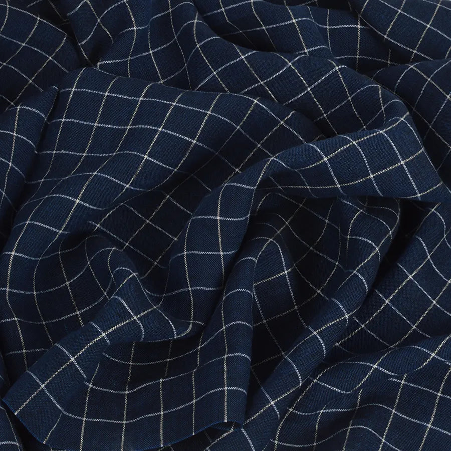 Navy Gingham