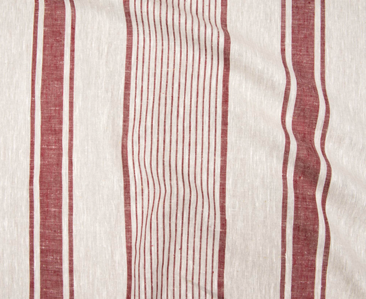 Vintage Stripes Wine Red
