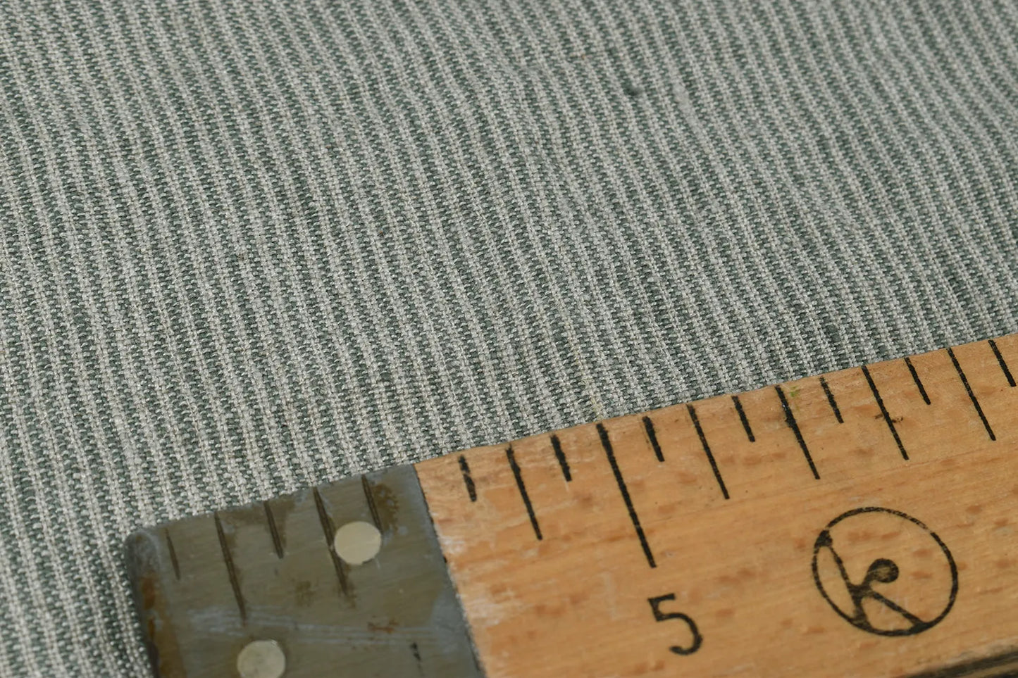 Tiny Stripy Grey Green